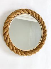 Rope mirror, Audoux & Minet. France 1950-60