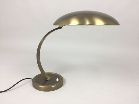 Bauhaus brass desk lamp by Kaiser Leuchten