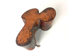 Vintage copper shop sign letters - eyespy