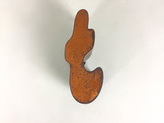Vintage copper shop sign letters - eyespy