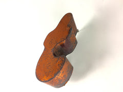 Vintage copper shop sign letters - eyespy