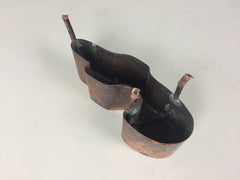 Vintage copper shop sign letters - eyespy