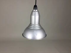 Pair of vintage industrial pendant lights - eyespy