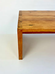 Eyespy - Coffee Table by Ate Van Apeldoorn For Hattem Houtwerk.  Made of solid pitch pine with trade mark joint detailing.