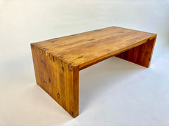 Eyespy - Coffee Table by Ate Van Apeldoorn For Hattem Houtwerk.  Made of solid pitch pine with trade mark joint detailing.