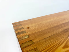 Eyespy - Coffee Table by Ate Van Apeldoorn For Hattem Houtwerk.  Made of solid pitch pine with trade mark joint detailing.