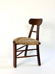 Eyespy - early 20th century Arts & Crafts rustic tripod chair from the Netherlands.