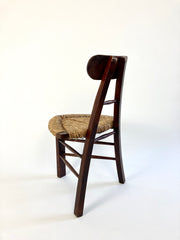 Eyespy - early 20th century Arts & Crafts rustic tripod chair from the Netherlands.