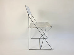 Eyespy - X-Line chair by Niels Jørgen Haugesen for Hybodan, Denmark 1970s