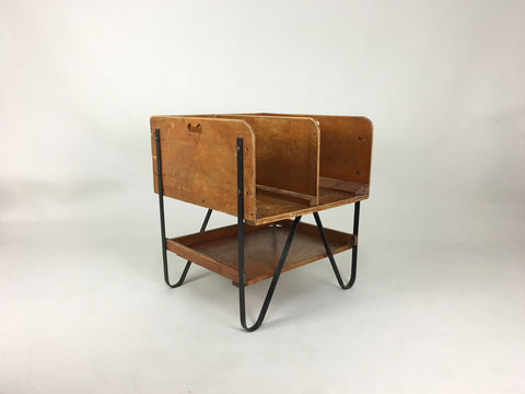 Vintage industrial post office sorting unit