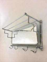 French art deco coat rack and mirror - eyespy
