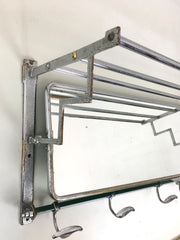 French art deco coat rack and mirror - eyespy