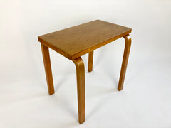 Eyespy - Early production small side table in birch by Alvar Aalto from the 1930s.  Distributed in the UK by Finmar. 