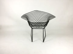 Bertoia diamond chair in black - eyespy