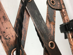 1930s scissor arm wall mounted lamp by Walligraph - eyespy