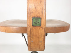 Swiss 1930s vintage industrial office chair by Stoll Giroflex - eyespy