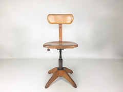 Swiss 1930s vintage industrial office chair by Stoll Giroflex - eyespy