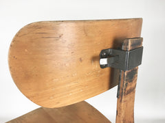 Swiss 1930s vintage industrial office chair by Stoll Giroflex - eyespy