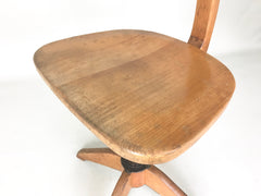 Swiss 1930s vintage industrial office chair by Stoll Giroflex - eyespy