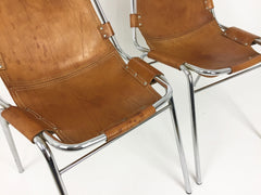 Set of 4 Charlotte Perriand Les Arcs chairs - eyespy