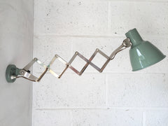 1950s French scissor arm wall lamp - eyespy