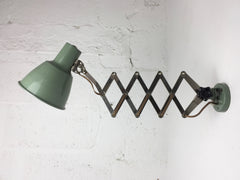 1950s French scissor arm wall lamp - eyespy