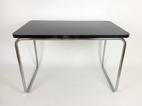 Mid century Bauhaus tubular steel desk/table