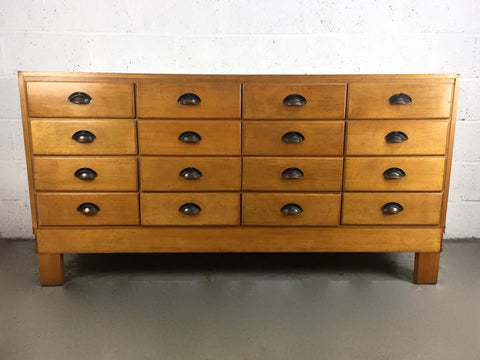 Early 20th century haberdashery shop drawers