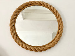 Rope mirror, Audoux & Minet. France 1950-60