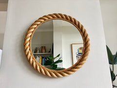 Eyespy - rope mirror by Adrien Audoux and Frida Minet, France circa 1950-60.