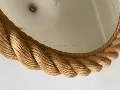 Rope mirror, Audoux & Minet. France 1950-60