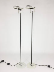 1970s Italian Artemide Sintesi Terra Floor Lamps. New old stock - eyespy