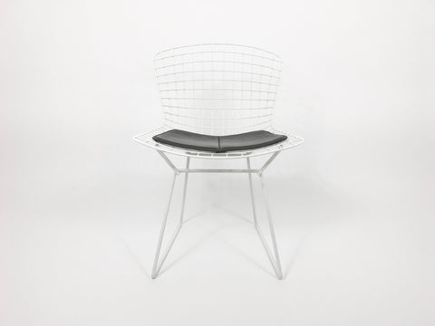 Knoll Bertoia wire side chair - White