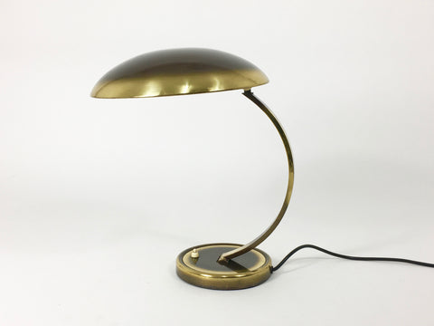 Bauhaus brass desk lamp, model 6751 by Christian Dell for Kaiser Leuchten