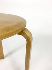 1940s Alvar Aalto Stool 60 by Atek / Pascoe - eyespy