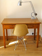 English 1930s oak desk - eyespy