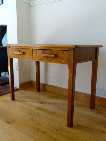English 1930s oak desk