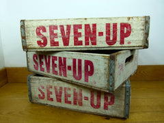 vintage SEVEN UP crates - White - eyespy