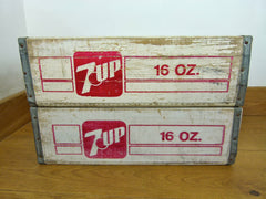 vintage SEVEN UP crates - White - eyespy