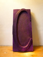 XL vintage letterpress wooden printing block - Letter C - eyespy