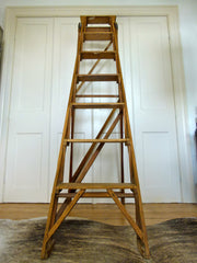 ANTIQUE VINTAGE HATHERLEY STEP LADDER - eyespy