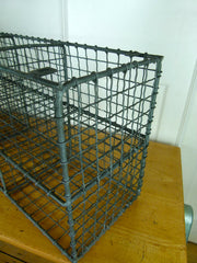 Vintage metal wire pigeon hole shelves - eyespy