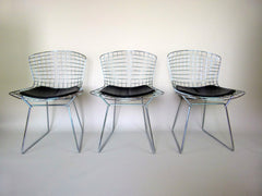 1970s Knoll Bertoia wire chairs - eyespy