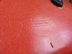 Original vintage Eames Herman Miller Eiffel base fibreglass side chairs - eyespy