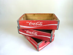 Vintage Coca Cola crates - Red - eyespy