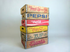 Vintage US soda crates - eyespy