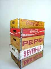 Vintage US soda crates - eyespy