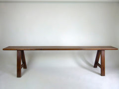 Antique 19th century French farmhouse bench - eyespy