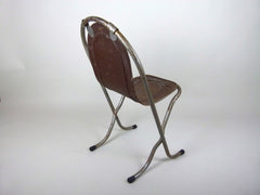 Vintage industrial steel Stak-A-Bye chairs by Sebel - eyespy
