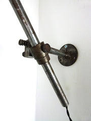 1940s French textile factory lamp by Ki-é-klair - eyespy